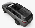 Jeep Grand Cherokee L Summit 2024 3D模型 顶视图