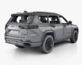 Jeep Grand Cherokee L Summit HQインテリアと 2024 3Dモデル
