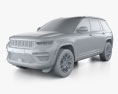 Jeep Grand Cherokee Summit Reserve 2024 Modèle 3d clay render