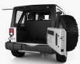 Jeep Wrangler Unlimited п'ятидверний з детальним інтер'єром 2015 3D модель
