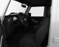 Jeep Wrangler Unlimited 5 puertas con interior 2015 Modelo 3D seats