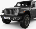 Jeep Wrangler Unlimited Sahara avec Intérieur 2021 Modèle 3d