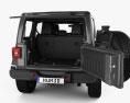 Jeep Wrangler Unlimited Sahara con interior 2021 Modelo 3D