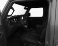 Jeep Wrangler Unlimited Sahara with HQ interior 2021 3d model seats
