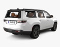 Jeep Grand Wagoneer Series III 인테리어 가 있는 2023 3D 모델  back view