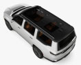 Jeep Grand Wagoneer Series III con interni 2023 Modello 3D vista dall'alto