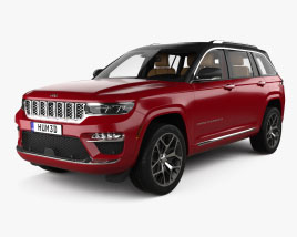 Jeep Grand Cherokee Summit Reserve with HQ interior 2022 3D model