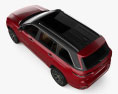 Jeep Grand Cherokee Summit Reserve 带内饰 2024 3D模型 顶视图