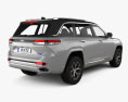 Jeep Grand Cherokee 4xe Overland 2024 3d model back view