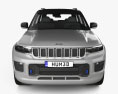 Jeep Grand Cherokee 4xe Overland 2024 Modèle 3d vue frontale