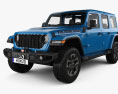 Jeep Wrangler Unlimited Rubicon X 4xe 2024 3D 모델 