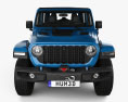 Jeep Wrangler Unlimited Rubicon X 4xe 2024 3D-Modell Vorderansicht