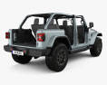 Jeep Wrangler Unlimited Rubicon 392 2024 3Dモデル 後ろ姿