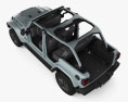 Jeep Wrangler Unlimited Rubicon 392 2024 3D模型 顶视图