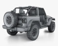 Jeep Wrangler Willys 2024 3D модель
