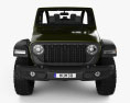 Jeep Wrangler Willys 2024 Modèle 3d vue frontale