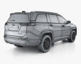Jeep Commander Overland 2022 3D модель
