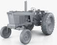 John Deere 2520 2012 3D-Modell clay render