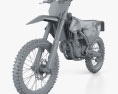 KTM 450 SX-F 2016 3D模型 clay render