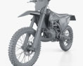 KTM 250 SX 2020 3D-Modell clay render