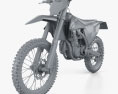 KTM 450 SX-F 2020 3D модель clay render