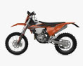 KTM 350 EXC-F 2020 3Dモデル side view