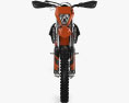 KTM 350 EXC-F 2020 3Dモデル front view