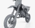 KTM 50 SX 2020 3D-Modell clay render