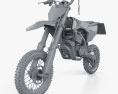 KTM Elektro SX-50E 2020 3D модель clay render