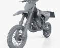 KTM SX50 2016 3D模型 clay render