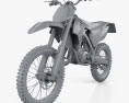 KTM SX85 2013 Modelo 3D clay render