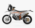 KTM 450 Rally 2021 3D 모델  side view