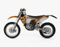 KTM EXC 450 2014 3Dモデル side view