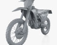 KTM 450 SX-F Factory Edition 2022 3d model clay render