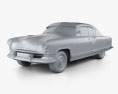 Kaiser DeLuxe дводверний Седан 1951 3D модель clay render