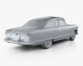 Kaiser DeLuxe дводверний Седан 1951 3D модель