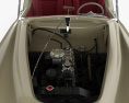 Kaiser Darrin Sport Convertible с детальным интерьером и двигателем 1957 3D модель front view