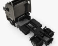 KamAZ 5460 Sattelzugmaschine 2016 3D-Modell Draufsicht