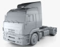 KamAZ 5460 트랙터 트럭 2016 3D 모델  clay render
