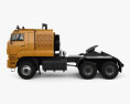 KamAZ 65226 Camion Tracteur 2015 Modèle 3d vue de côté