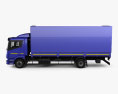 KamAZ 5308 A4 Box Truck 2017 Modello 3D vista laterale