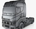 KamAZ 5490 S5 Tractor Truck 2019 3d model wire render