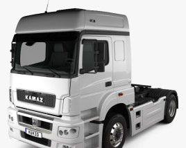 3D model of KamAZ 5490 T5 Tractor Truck 2019