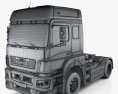 KamAZ 5490 T5 Tractor Truck 2015 3d model wire render