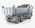 Kamaz 65802 덤프 트럭 2018 3D 모델 