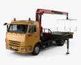 KamAZ 658625-0010-03 拖车 2021 3D模型