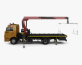 KamAZ 658625-0010-03 Tow Truck 2021 3d model side view