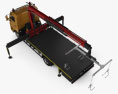 KamAZ 658625-0010-03 拖车 2021 3D模型 顶视图