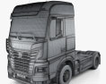 KamAZ 54901 Camión Tractor 2021 Modelo 3D wire render