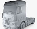 KamAZ 54901 Camion Trattore 2021 Modello 3D clay render